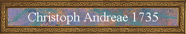 Christoph Andreae 1735